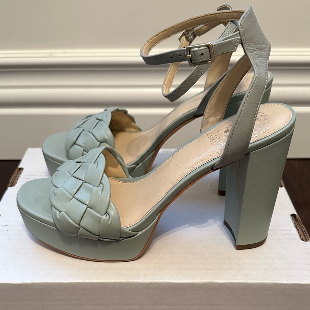 Vince Camuto Mint Platform Sandal High Heels